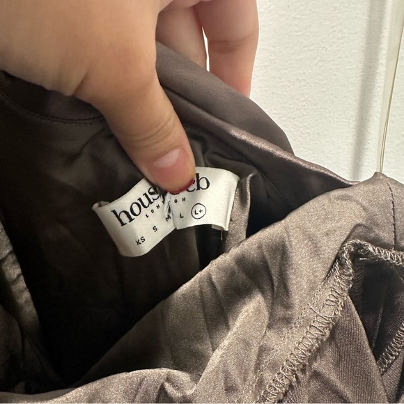 House of CB 'Catiana' Smoke One Sleeve Maxi Dress - Picture 12 of 12